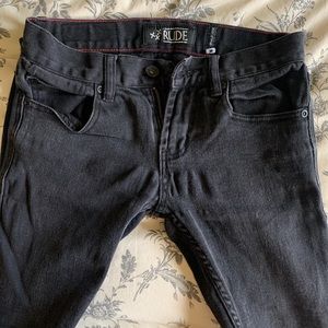 XXX RUDE (Hot Topic) men’s super skinny’s